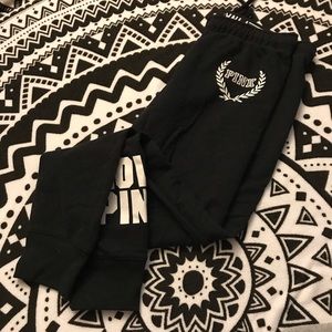 VS Pink Sweatpant Jogger Leggings